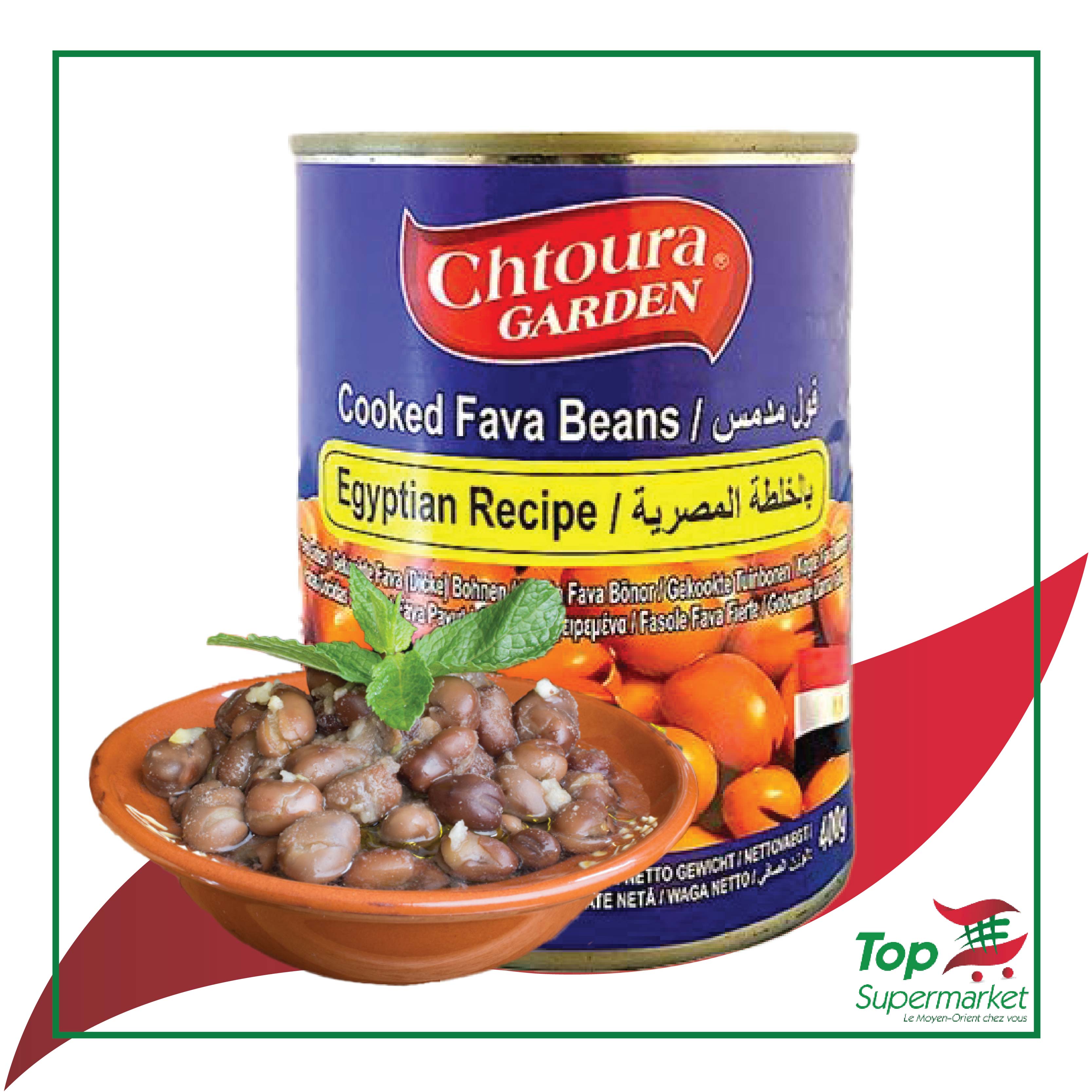 Chtoura Garden Fèves recette egyptienne 400gr
